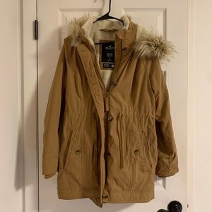 Tan Parka Coat